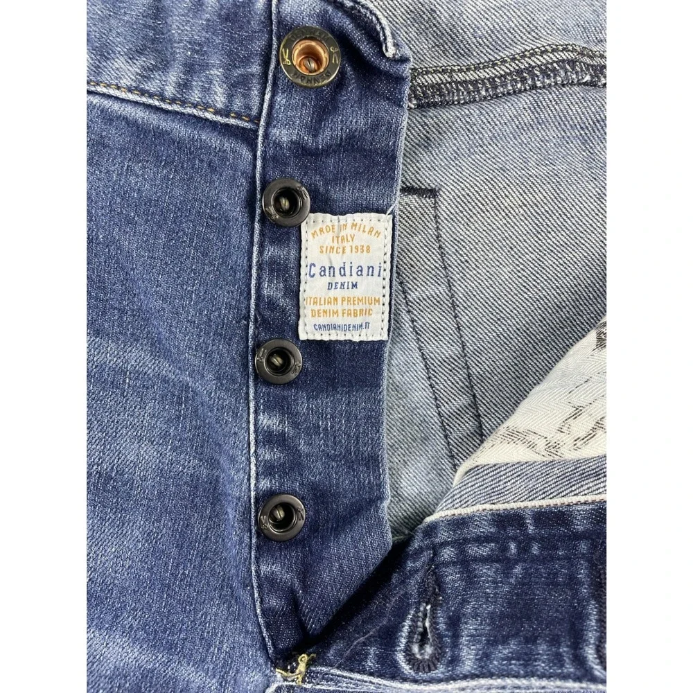 Denham Jeans Mens 32 Razor Slim Fit Candiani Italian Denim Barneys NY Button Fly